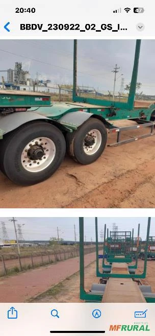 Bitrem e tritrem florestal Imagem Bitrem e tritrem florestal