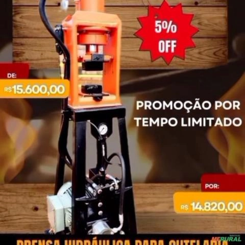 Prensa Hidráulica para Cutelaria Imagem Prensa Hidráulica para Cutelaria