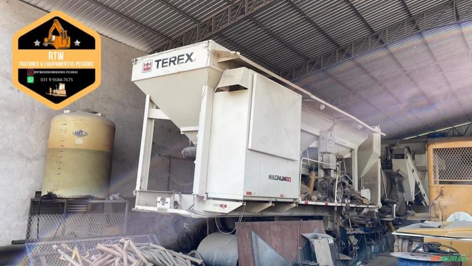 Usina de asfalto Terex Magnum 80