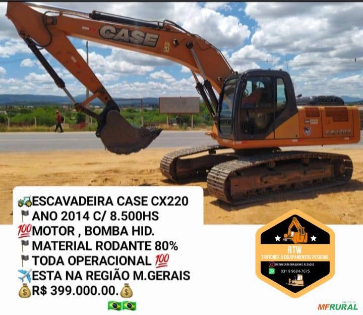 Escavadeira CASE CX220