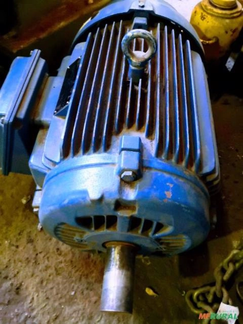 Motor elétrico Weg W22 50cv Funcionando Imagem Motor elétrico Weg W22 50cv Funcionando