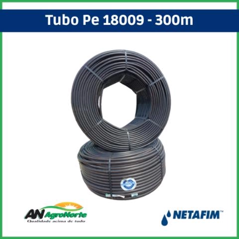 TUBO CEGO PE 18009 NETAFIM - 300M Imagem TUBO CEGO PE 18009 NETAFIM - 300M