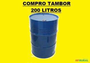 Compro tambor de ferro 200 litros Compro tambor de ferro 200 litros
