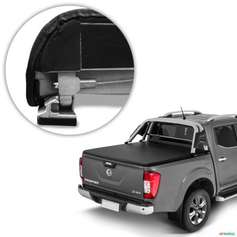 Capota Maritima Frontier 2017 a 2022 Trek Aluminio Roller Imagem Capota Maritima Frontier 2017 a 2022 Trek Aluminio Roller