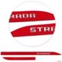 Friso Lateral Strada 2020 a 2023 Vermelho Montecarlo Alto Relevo Flash Imagem Friso Lateral Strada 2020 a 2023 Vermelho Montecarlo Alto Relevo Flash
