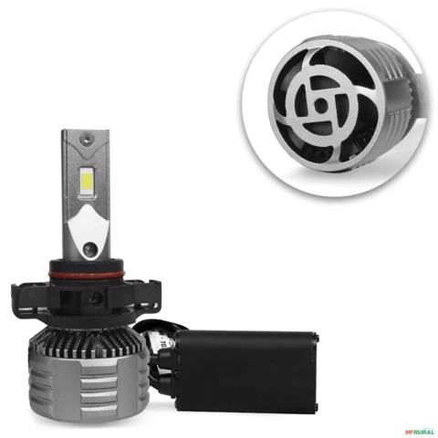 Kit Lâmpada de Led H16 6500k 9000 Lumens Black Diamond CC-LOT 55w Com Canbus