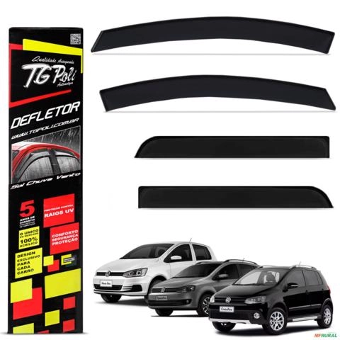 Calha de Chuva Fox Crossfox Spacefox 2004 a 2022 Acrílico Fumê Tgpoli Imagem Calha de Chuva Fox Crossfox Spacefox 2004 a 2022 Acrílico Fumê Tgpoli