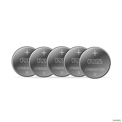 Imagem Bateria Para Controle de Alarme 5 Unidades KX3 CR2025 Imagem Bateria Para Controle de Alarme 5 Unidades KX3 CR2025