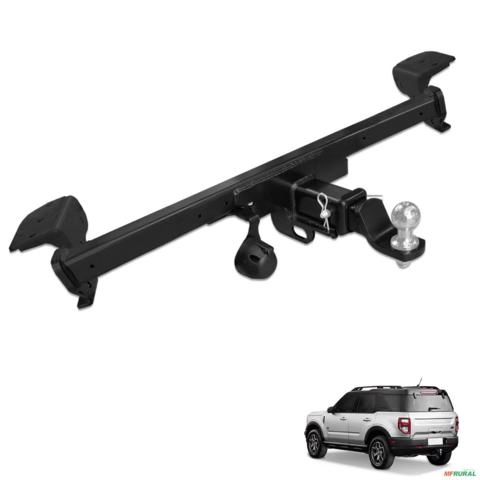 Engate Reboque Bronco Sport 2022 a 2024 900kg Removível K1 Imagem Engate Reboque Bronco Sport 2022 a 2024 900kg Removível K1