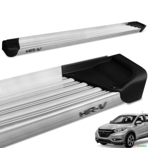 Estribo Lateral HRV 2016 a 2021 Aluminio Natural A3 Imagem Estribo Lateral HRV 2016 a 2021 Aluminio Natural A3