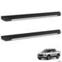 Estribo Lateral Montana 2023 a 2025 SUV II Alumínio Preto Frente Polida Imagem Estribo Lateral Montana 2023 a 2025 SUV II Alumínio Preto Frente Polida