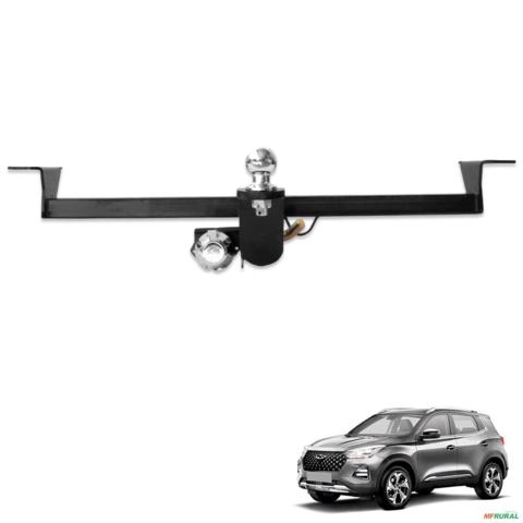 Engate de Reboque Tiggo 5x 2019 a 2026 Rabicho Removivel 700kg Imagem Engate de Reboque Tiggo 5x 2019 a 2026 Rabicho Removivel 700kg