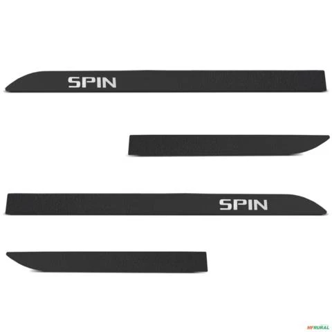 Jogo de Friso Lateral Spin 2013 a 2024 Preto Texturizado