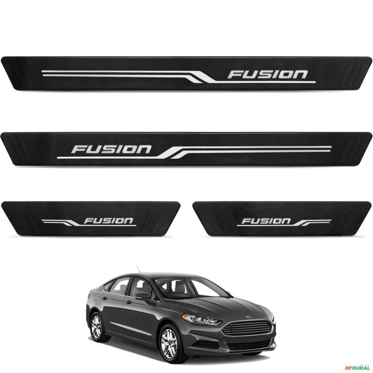 Jogo de Soleira Fusion 2010 a 2019 Texturizado 4 Peças Preto Imagem Jogo de Soleira Fusion 2010 a 2019 Texturizado 4 Peças Preto