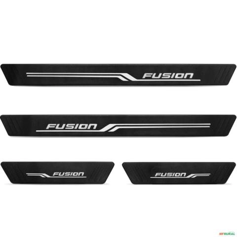 Imagem Jogo de Soleira Fusion 2010 a 2019 Texturizado 4 Peças Preto Imagem Jogo de Soleira Fusion 2010 a 2019 Texturizado 4 Peças Preto