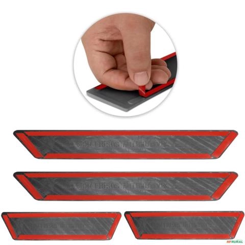 Imagem Jogo de Soleira Fusion 2010 a 2019 Texturizado 4 Peças Preto Imagem Jogo de Soleira Fusion 2010 a 2019 Texturizado 4 Peças Preto