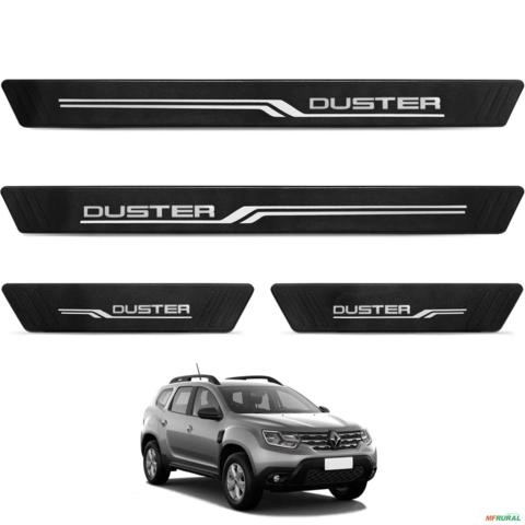 Jogo de Soleira Duster 2012 a 2026 Texturizado 4 Peças Preto Imagem Jogo de Soleira Duster 2012 a 2026 Texturizado 4 Peças Preto