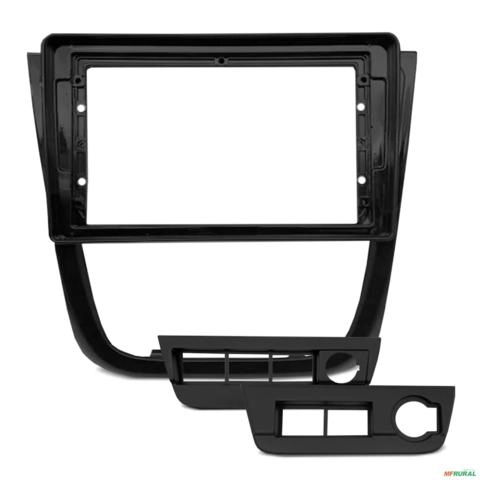 Moldura de Painel 9 Polegadas Gol Saveiro Voyage 2008 a 2012 Preto Imagem Moldura de Painel 9 Polegadas Gol Saveiro Voyage 2008 a 2012 Preto