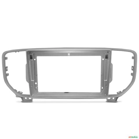 Moldura de Painel 9 Polegadas Sportage 2016 A 2018 Prata Imagem Moldura de Painel 9 Polegadas Sportage 2016 A 2018 Prata