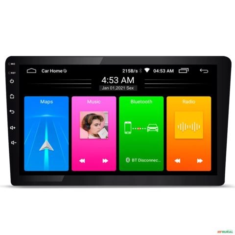 Central Multimídia 9 Polegadas Android RS910BR Wifi Bluetooth GPS Imagem Central Multimídia 9 Polegadas Android RS910BR Wifi Bluetooth GPS