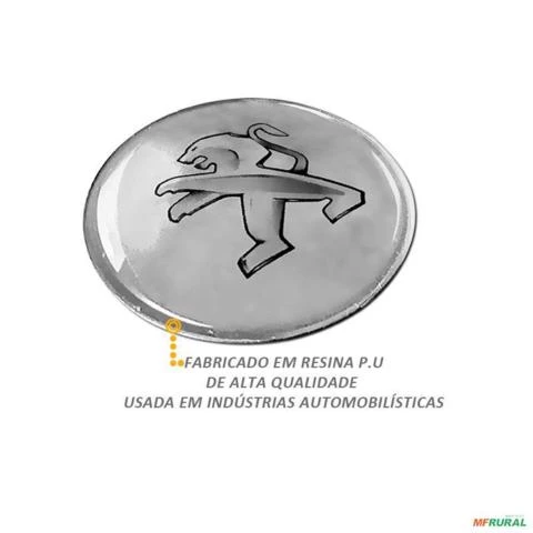 Emblema Adesivo Roda Esportiva Calota Resinado 48mm Peugeot