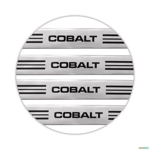 Jogo de Soleira Resinada Cobalt 2012 a 2020 Prata
