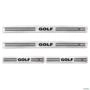 Jogo de Soleira Resinada Golf TSI 2014 a 2020 Prata Alto Brilho Imagem Jogo de Soleira Resinada Golf TSI 2014 a 2020 Prata Alto Brilho