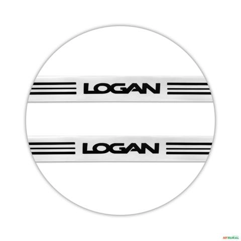 Imagem Jogo Soleira Resinada Logan 2008 a 2023 Prata Alto Brilho Imagem Jogo Soleira Resinada Logan 2008 a 2023 Prata Alto Brilho