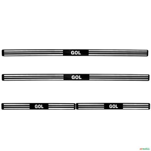 Imagem Jogo de Soleira Volkswagen Gol 1994 a 2023 Preto Resinado Imagem Jogo de Soleira Volkswagen Gol 1994 a 2023 Preto Resinado