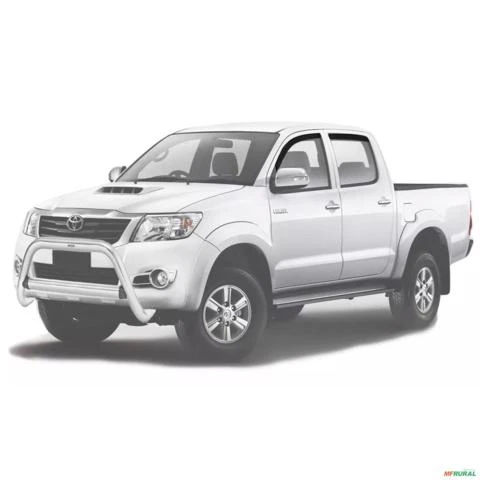 Calha de Chuva Hilux CD 2005 a 2015 Defletor Fumê Tgpoli