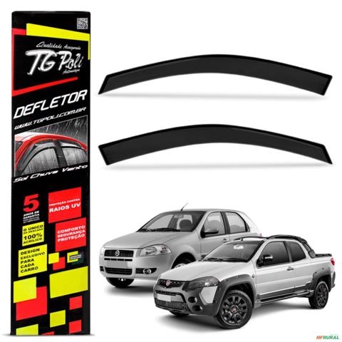 Calha de Chuva Palio 1996 a 2011 Strada 1996 a 2020 Defletor Fumê Tgpoli Imagem Calha de Chuva Palio 1996 a 2011 Strada 1996 a 2020 Defletor Fumê Tgpoli