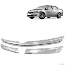 Aplique da Grade Frontal Toyota Corolla 2008 a 2011 Cromado