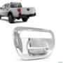 Aplique de Maçaneta Traseira Mitsubishi L200 Triton 2008 a 2013 Cromado Imagem Aplique de Maçaneta Traseira Mitsubishi L200 Triton 2008 a 2013 Cromado