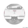 Aplique de Maçaneta Traseira Mitsubishi L200 Triton 2008 a 2013 Cromado Imagem Aplique de Maçaneta Traseira Mitsubishi L200 Triton 2008 a 2013 Cromado