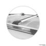 Rack de Teto Travessa Larga Zafira 2001 a 2012 Aluminio Prata Imagem Rack de Teto Travessa Larga Zafira 2001 a 2012 Aluminio Prata
