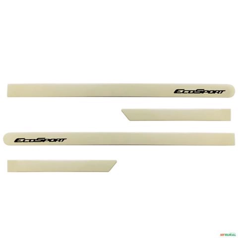 Imagem Jogo de Friso Lateral Ecosport 2013 a 2021 Branco Vanila Imagem Jogo de Friso Lateral Ecosport 2013 a 2021 Branco Vanila