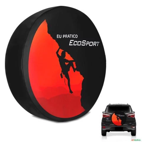 Capa de Estepe Ecosport 2003 a 2019 Eu Pratico com Cadeado