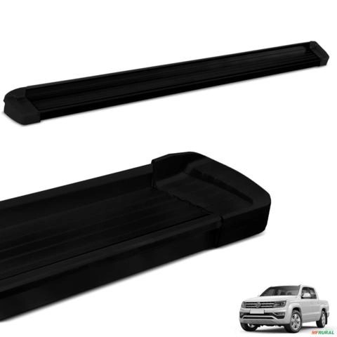 Estribo Lateral Amarok 2010 a 2025 G3 Aluminio Preto Bepo Imagem Estribo Lateral Amarok 2010 a 2025 G3 Aluminio Preto Bepo