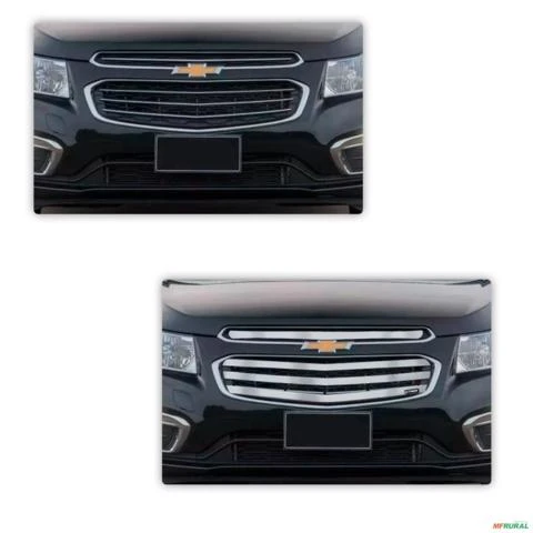 Sobre Grade Cruze Sedan 2015 2016 Aço Inox Cromada Filetada Maxx