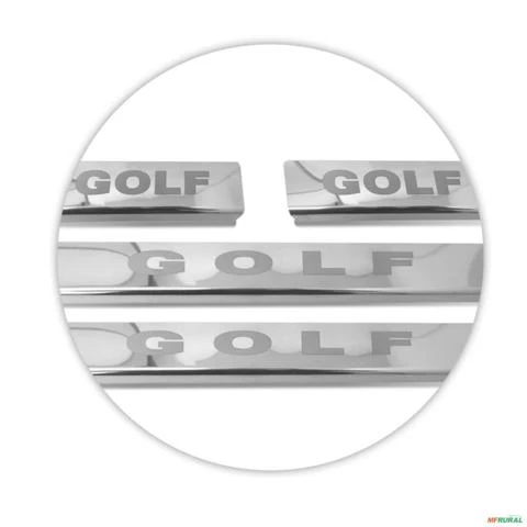 Jogo Soleira Porta Golf 2013 a 2023 Aço Inox