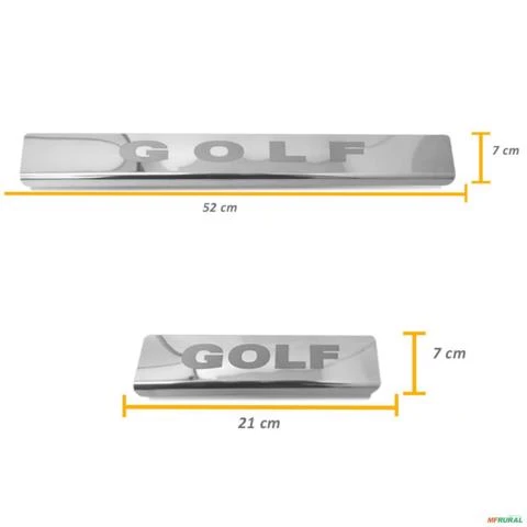 Jogo Soleira Porta Golf 2013 a 2023 Aço Inox