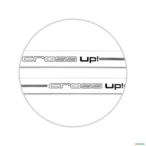 Imagem Jogo de Soleira Cross Up! 2016 a 2023 Resinada Branca Imagem Jogo de Soleira Cross Up! 2016 a 2023 Resinada Branca