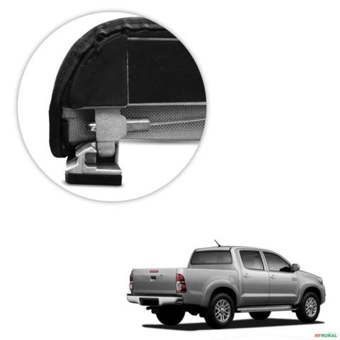 Capota Maritima Hilux CD 2005 a 2015 Trek Aluminio Roller Imagem Capota Maritima Hilux CD 2005 a 2015 Trek Aluminio Roller