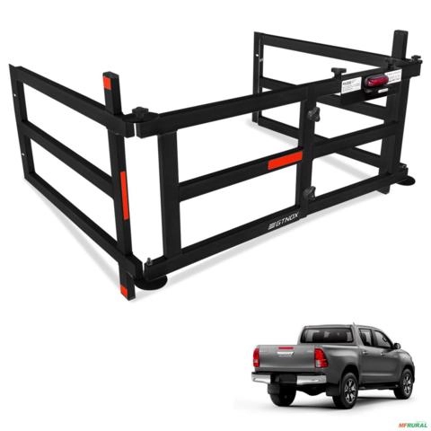 Extensor De Caçamba Hilux 2016 a 2025 Dobravel EDD Preto Imagem Extensor De Caçamba Hilux 2016 a 2025 Dobravel EDD Preto