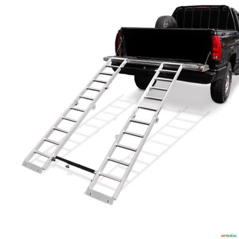 Rampa Para Quadriciclo Aço Carbono Cinza Universal 400kg Imagem Rampa Para Quadriciclo Aço Carbono Cinza Universal 400kg