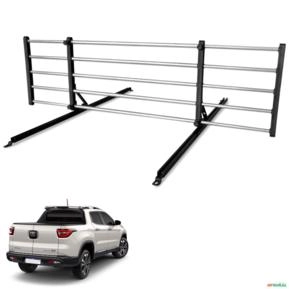 Divisor Cargas Caçamba Fiat Toro 2016 a 2025 em Aluminio Divisor Cargas Caçamba Fiat Toro 2016 a 2025 em Aluminio