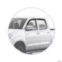 Calha de Chuva Hilux 2016 a 2025 Defletor Fumê Tgpoli Imagem Calha de Chuva Hilux 2016 a 2025 Defletor Fumê Tgpoli