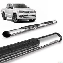 Estribo Lateral Amarok CD 2010 a 2023 Oval Cromado VF