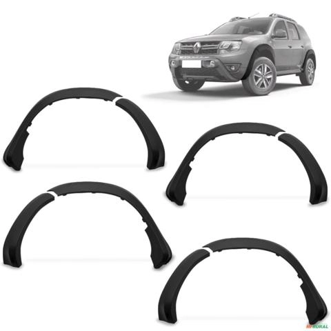 Kit Alargador de Paralamas Duster 2015 a 2020 Preto Tgpoli Imagem Kit Alargador de Paralamas Duster 2015 a 2020 Preto Tgpoli