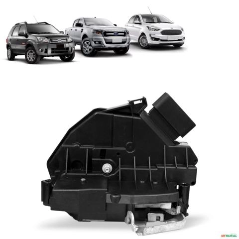 Fechadura Elétrica Ford Ka EcoSport Ranger 2012 a 2023 Porta Traseira Direita Imagem Fechadura Elétrica Ford Ka EcoSport Ranger 2012 a 2023 Porta Traseira Direita